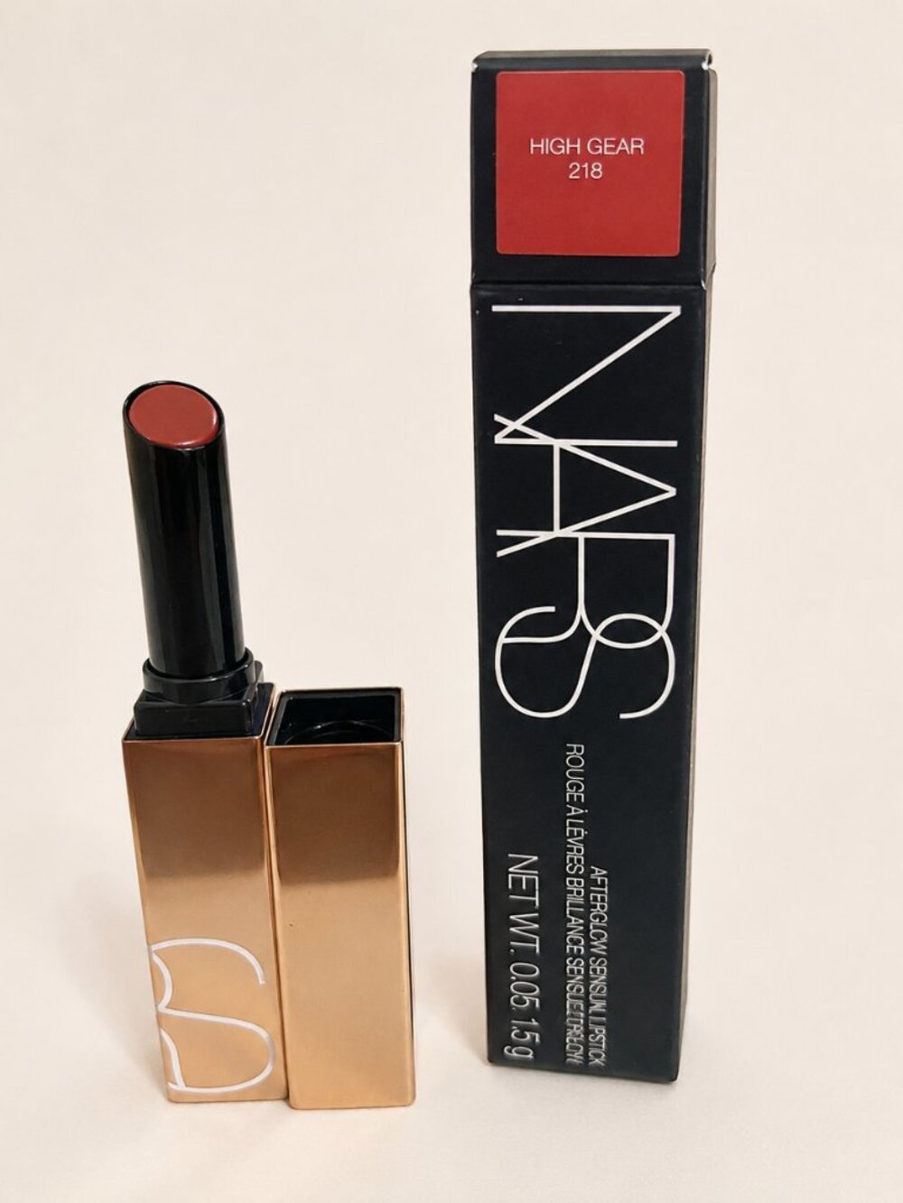 NARS Afterglow Sensual Shine Lipstick High Gear 218 NIB